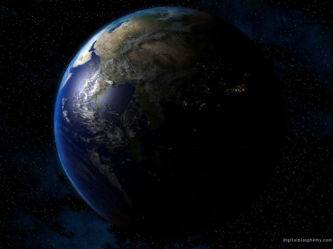 Планета Земля в 3D, 1600x1200