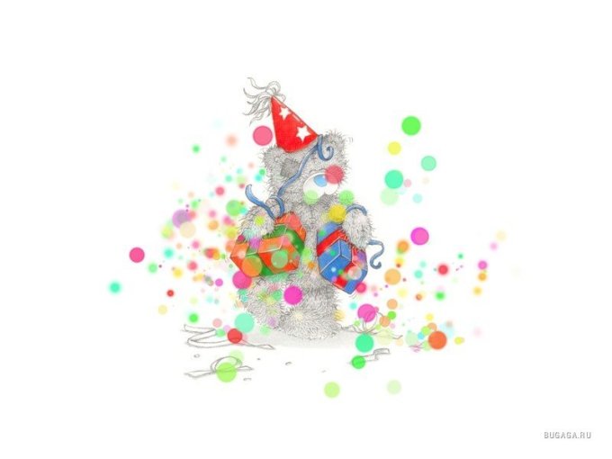 День Рождения открытки с мишками Тедди, 800x600