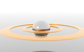 Оранжевые круги, Завораживающий рисунок 3D «Оранжевые круги» напомнят о веселых волнах хорошего настроения. 