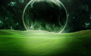 Зеленая планета, Космос стал еще более загадочным в зеленом освещении.